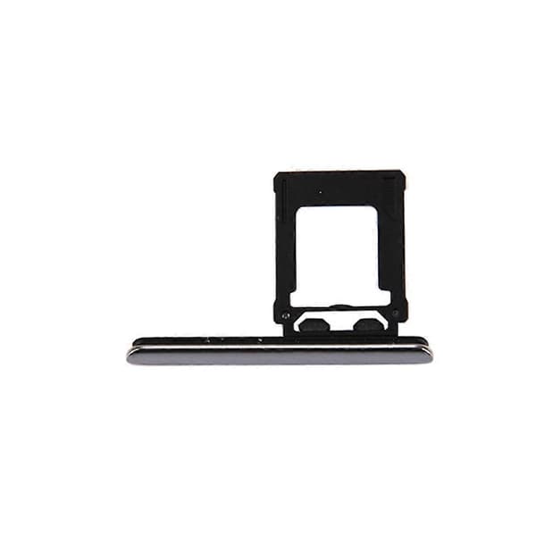 (Ny) Micro SD-kortfack + dammplugg för kortplats för Sony Xperia XZ Premium Silver