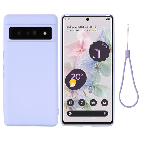 【YD】Google Pixel 7 Flytende Silikon Deksel Lilla 50