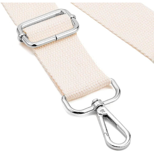 Breda axelväskor Rem Bältesväska Rem med Silver Swivel Krokar