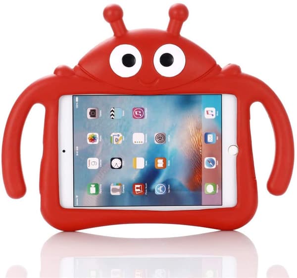 【YD】Leppäkerttu lasten kotelo, iPad Mini/2/3/4/5, punainen red