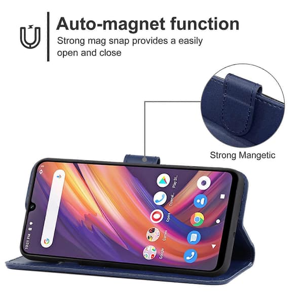 (Nytt) Skinntelefondeksel til Lenovo A6 Note Blue