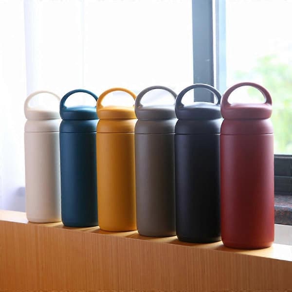 Kupa 500ml, termos, sportmugg, gul