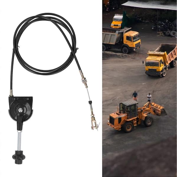 【YD】Replacement Cable for Excavator Throttle 2.5 Meter Manual Flexible Throttle Wire For Ex230