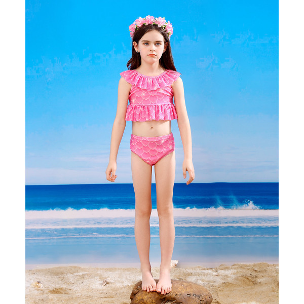 Lasten Mermaid Tail Swimsuit nuolee Swimsuit Pants Swimsuit F 110