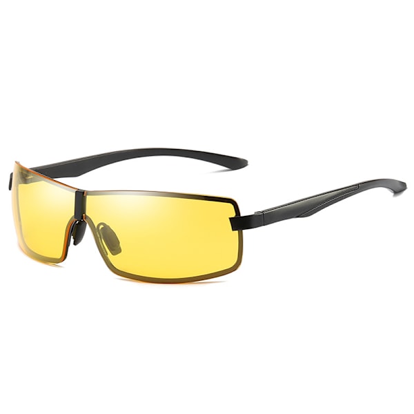 Ulkoilu Aurinkolasit Anti-UV Polarisoidut Aurinkolasit Miesten Kalastus ja Ajo-Musta kehys Pimeänäkölinssit Black Frame Night Vision Lenses