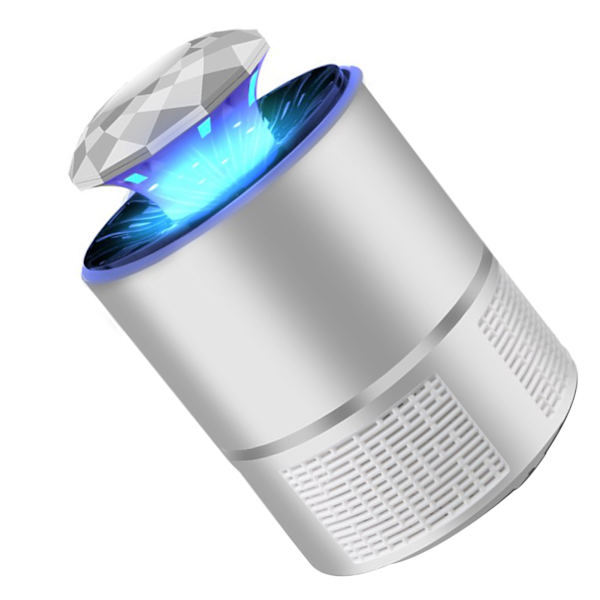 Diamond Head myggdödare USB inomhus flugdödare sugkopp tyst hushållsmyggdödare vit