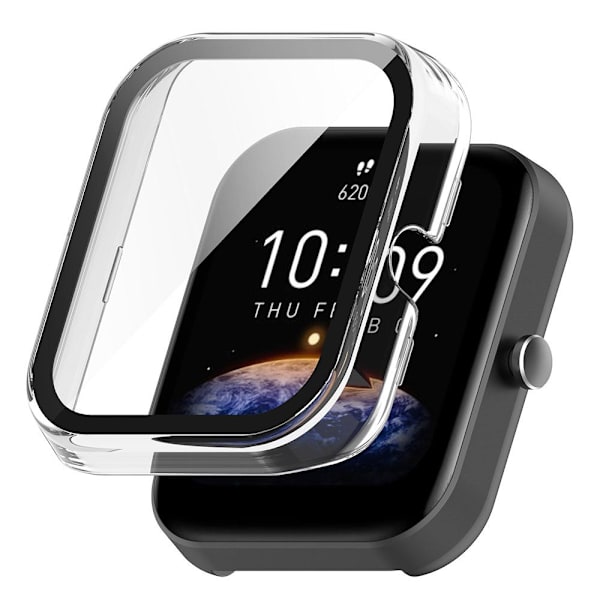 Mordely Skärmskydd till Amazfit Bip 3 Bip3 Pro HVIT white