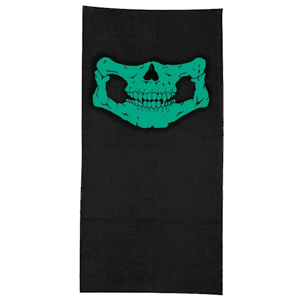 Skelettmask / Halsduk / Halsduk | Halloween - Skelettmask Grön