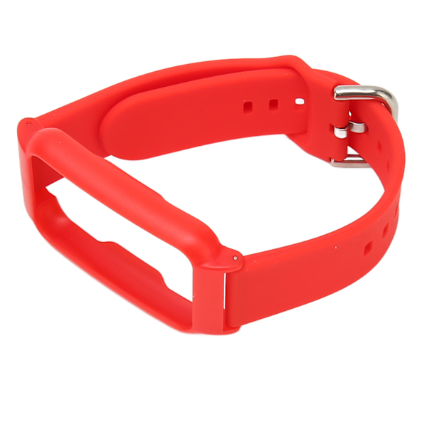 Säädettävä 20 mm vedenkestävä pehmeä silikoninen ranneke kotelolla, kevyt OPPO Free Red + Red Shell
