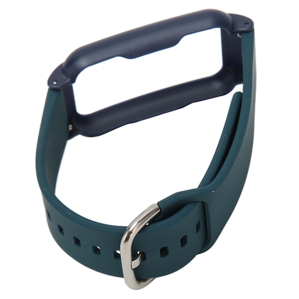 Justerbart 20mm Vattentätt Mjukt Silikon Armbandsur med Skal för OPPO Free i Midnattsblå + Blått Skal