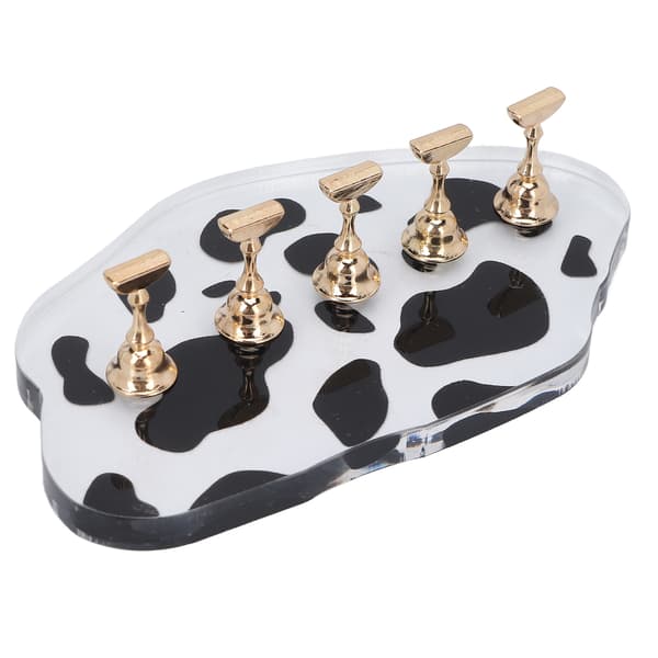 【YD】Nail Art Display Stand Nail Tip Holder Magnetic Bottom Manicure Practice Tip Holder Tool Kit