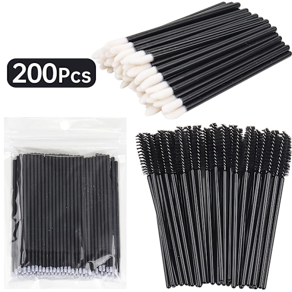 200 st disponibel kristall sminkborstar AA255 09