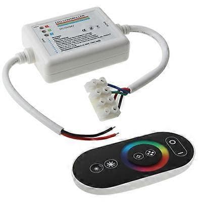 (Ny) Trådløs berøringstast RGB LED-kontroller, maks arbeidsavstand: 30m Not Specified