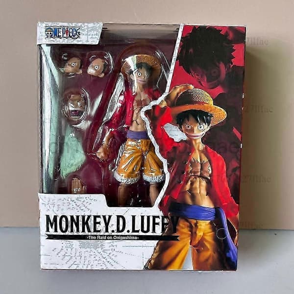 One Piece Shf Monkey D Luffy Gear 5 Nika Actionfigur One Piece Luffy Figur Rörlig Led Samlingsmodell Leksaker Julklapp WSLIHV B with box