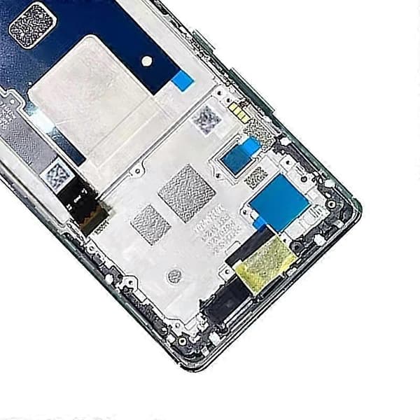 (Ny) AMOLED LCD-skærm til ZTE Axon 40 Pro A2023 Digitizer Fuld samling med ramme (sort) Black