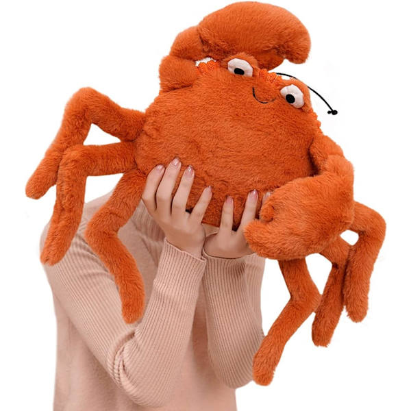 Plush crab pillow 11.8"
