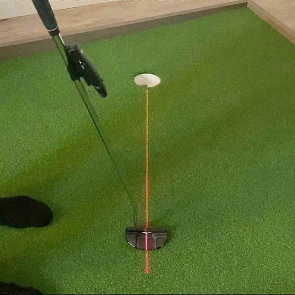 Laser Putting Alignment Tool til Golf - Svingbanevejledning & Holdningstræner til Præcisionssigteøvelser YT