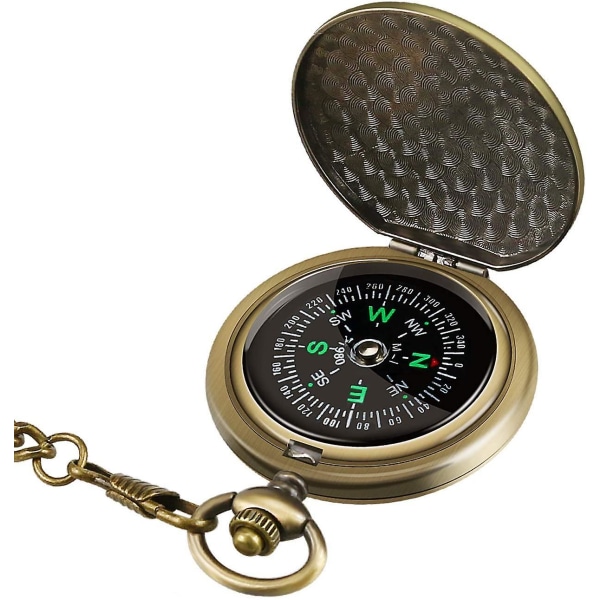 Portable military compass fluorescent navigation tool
