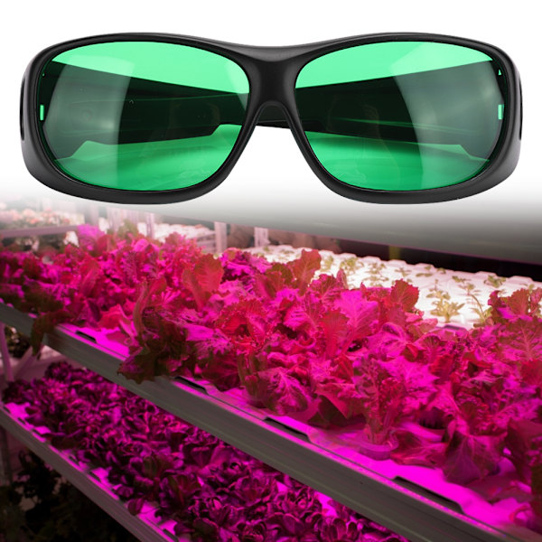 Inomhus LED-odlingsrum Glasögon UV-polariserade för Tält Växthus Hydroponics Växtljus Ögonsäkerhet