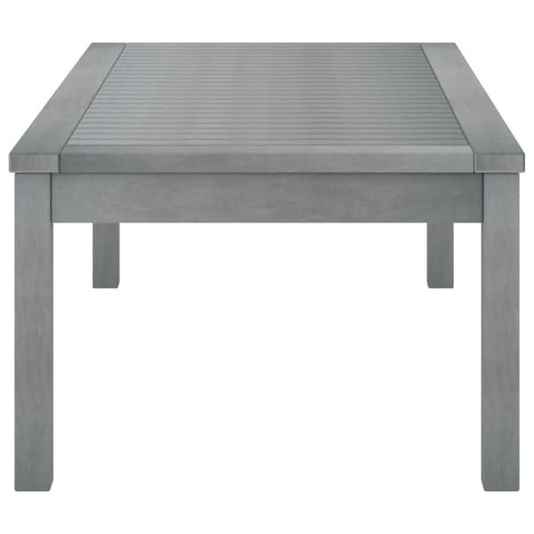 【YD】vidaXL Coffee table 100x50x33 cm grey solid acacia wood Grey grå