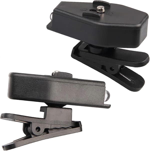 【YD】Small LED Clip-on Glasses Light, Rechargeable LED Lamp, Compact Size, Compatible with Most Glasses Frames, 1 Pair