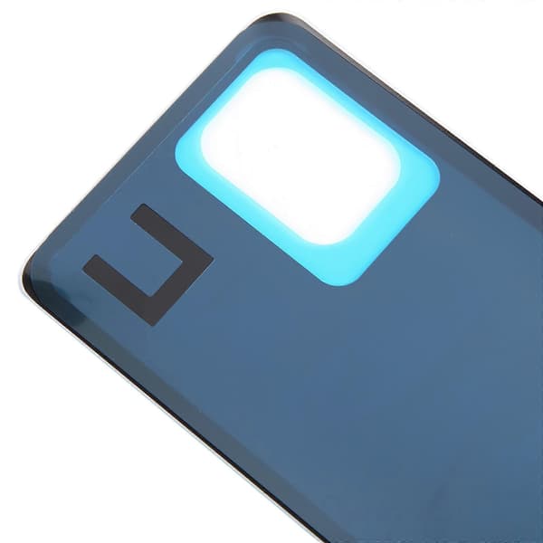 (Ny) Til Xiaomi Redmi Note 12 Pro+ Batteribagcover i glasmateriale White