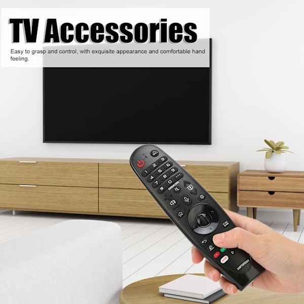 Erstatningsfjernkontroll AKB75855503 for LG Magic TV-modeller: UN804, UN81, UN85, UN80, UN74, UN73, UN71