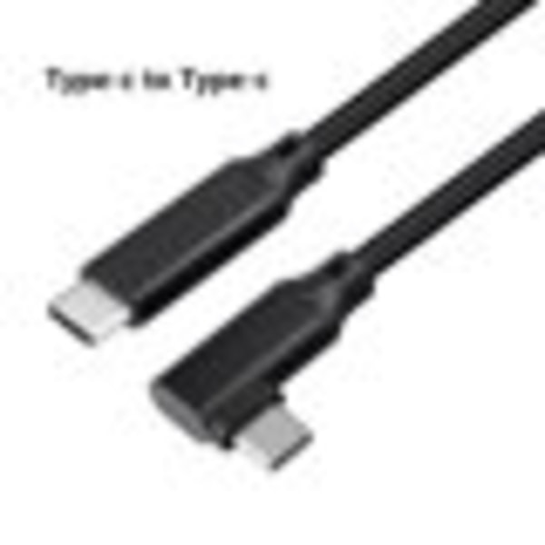 Typ-c datakabel 0,5 m PQ118 Svart
