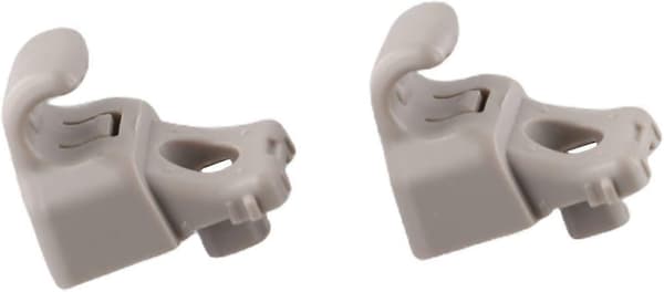 【YD】Sun Visor Clips for Tesla Model 3 2017, ABS Plastic, Includes Left and Right Clips, Part Number 113099300A