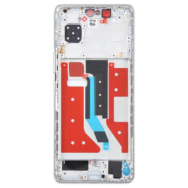 (Ny) For Honor 80 Pro Frontdeksel LCD-ramme Silver
