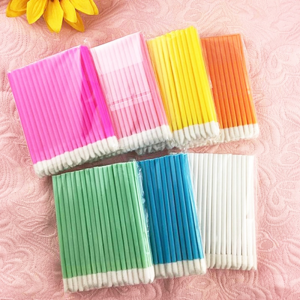 50 st engångs sminkläppborste 50PCS WH