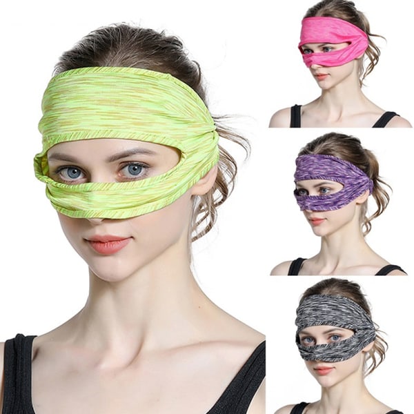 Hengittävä VR Eye Mask Cover Hengittävä elastinen hikinauha Sininen