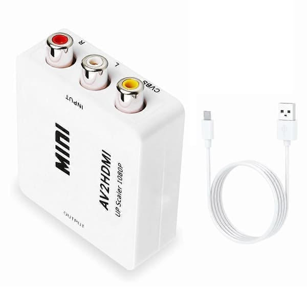 (Ny) Mini CVBS/L+R Audio til HDMI-omformeradapter Not Specified
