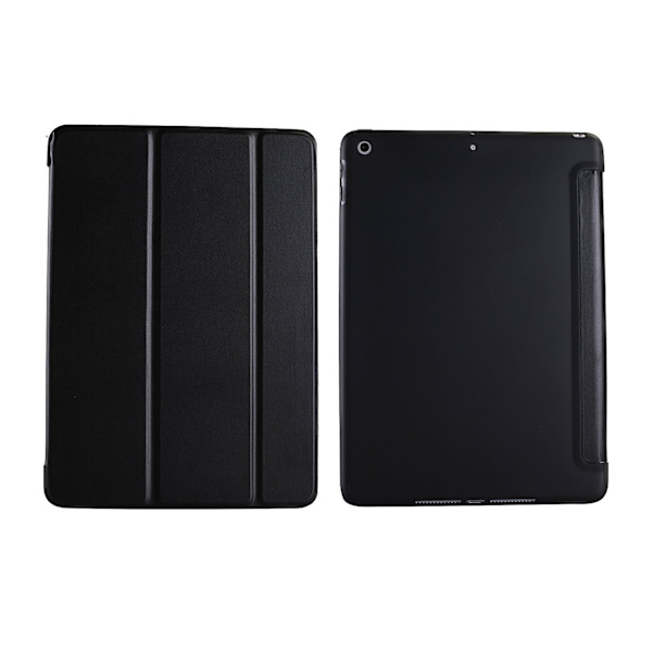 Etui i læder til iPad Air 2 - Beskyttende cover - Ultra tyndt beskyttende skal - TPU bagpanel - Sort