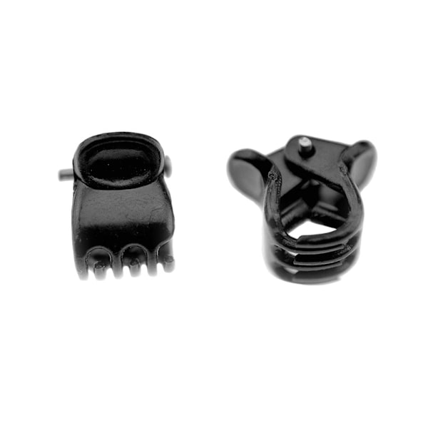 100x pienet hiusklipsit - black
