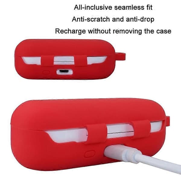 (Ny) 2 STK Bluetooth-øretelefon silikondeksel til Huawei FreeBuds Enjoy Edition Gray