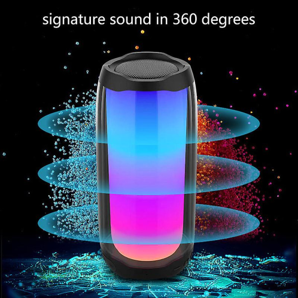 Music Pulsation 4 färgglad ljuseffekt Bluetooth högtalare