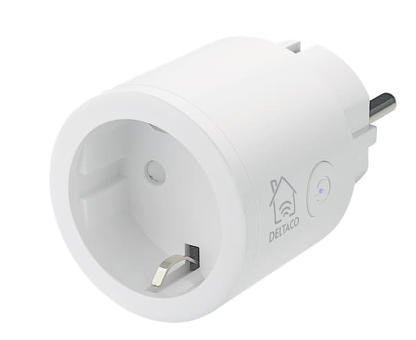 【YD】DELTACO SMART HOME-strømafbryder, WiFi, 1xCEE 7/3, 10A, timer, 3-pak 220