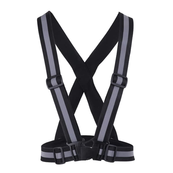 [YD]YD 2-pak refleksvest til voksne og børn / reflekssele – sort Black Black