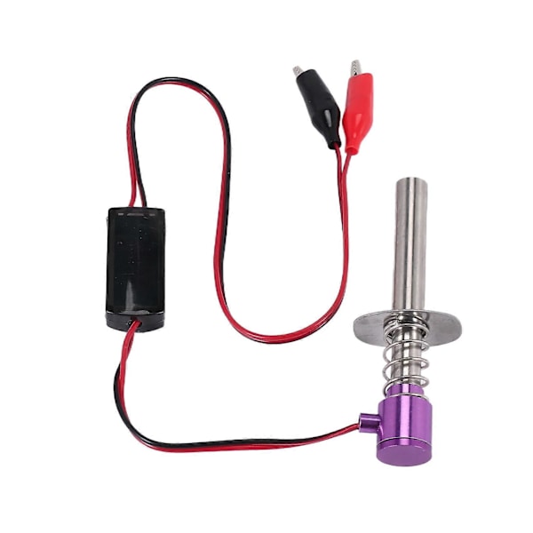 【YD】Gløderørsstarter Tænder Opgraderet 6V -24V Elektronisk til HSP Nitro RC Bil Lilla