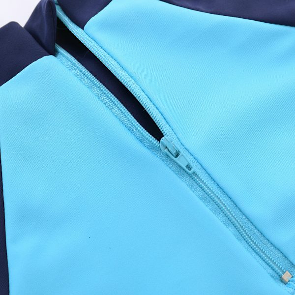 Badkläder för barn i ett stycke Baddräkt Kortärmad Pojkar Rompers Badkläder Printed Anti-UV- cap Sky Blue 130