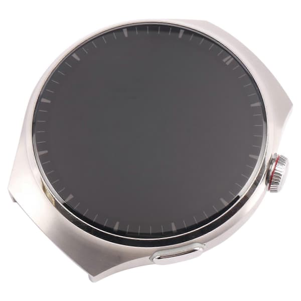 (Ny) Til Huawei Watch 4 Pro KOMPATIBEL LCD-skærm og Digitizer Fuld Samling Med Ramme Silver