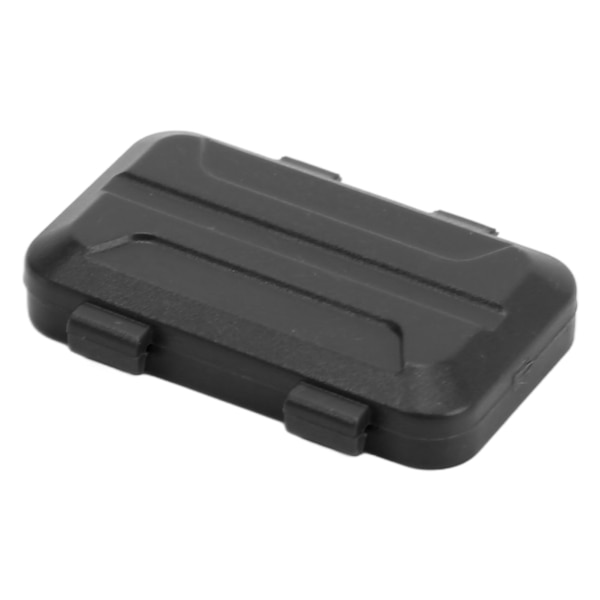 Ammattimainen musta RC-auton työkalulaatikko AXIAL SCX24 1/18 1/24 korkea simulaatio RC-sivutyökalulaatikko