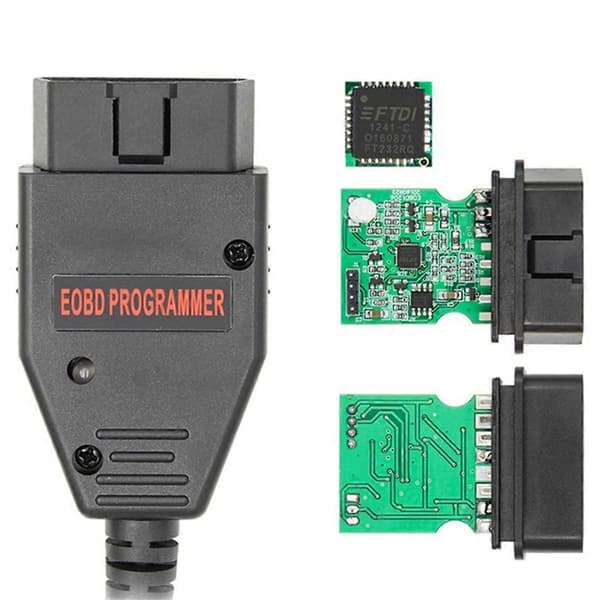 【BQ】EOBD2 Flasher Programmer Galletto 1260 Kabel Auto Chip Tuning Grensesnitt Remap Flasher Programmeringsverktøy Black