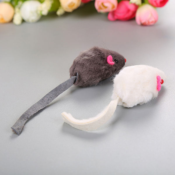 PCS Mouse Shape Cat Pet Lelu Pehmo kissan lelu Lemmikkitarvikkeita Simuloitu A2