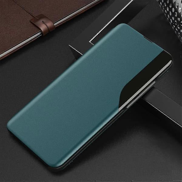 (Ny) För Huawei P40 Lite / Nova 6 SE / Nova 7i Attraction Flip Holder Läder Telefonfodral