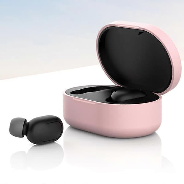 (Ny) Bluetooth-øretelefon silikoneetui til Redmi AirDots Light Pink
