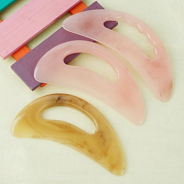 iso gua sha guasha vartalohierontatyökalu 9cm Färg B