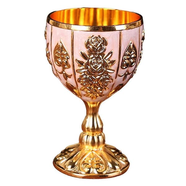 Begert preget kopp Elegant koppfester Drikkevarer Pink Gold as describe