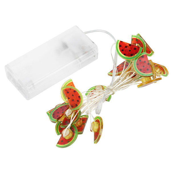 2m/6,6ft 20 LED Söta Vattenmelon Fairy String Lights - Varmvit Dekoration för Barnrum